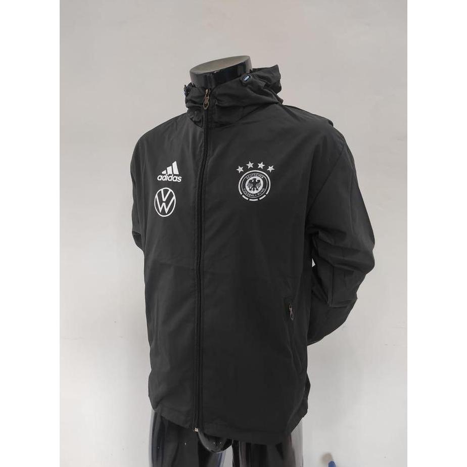 PREMIUM / JAKET PARASUT TRAINING JERMAN BLACK