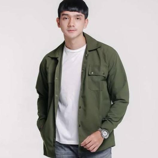 PREMIUM / jaket kemeja semi parka kemeja semi parka