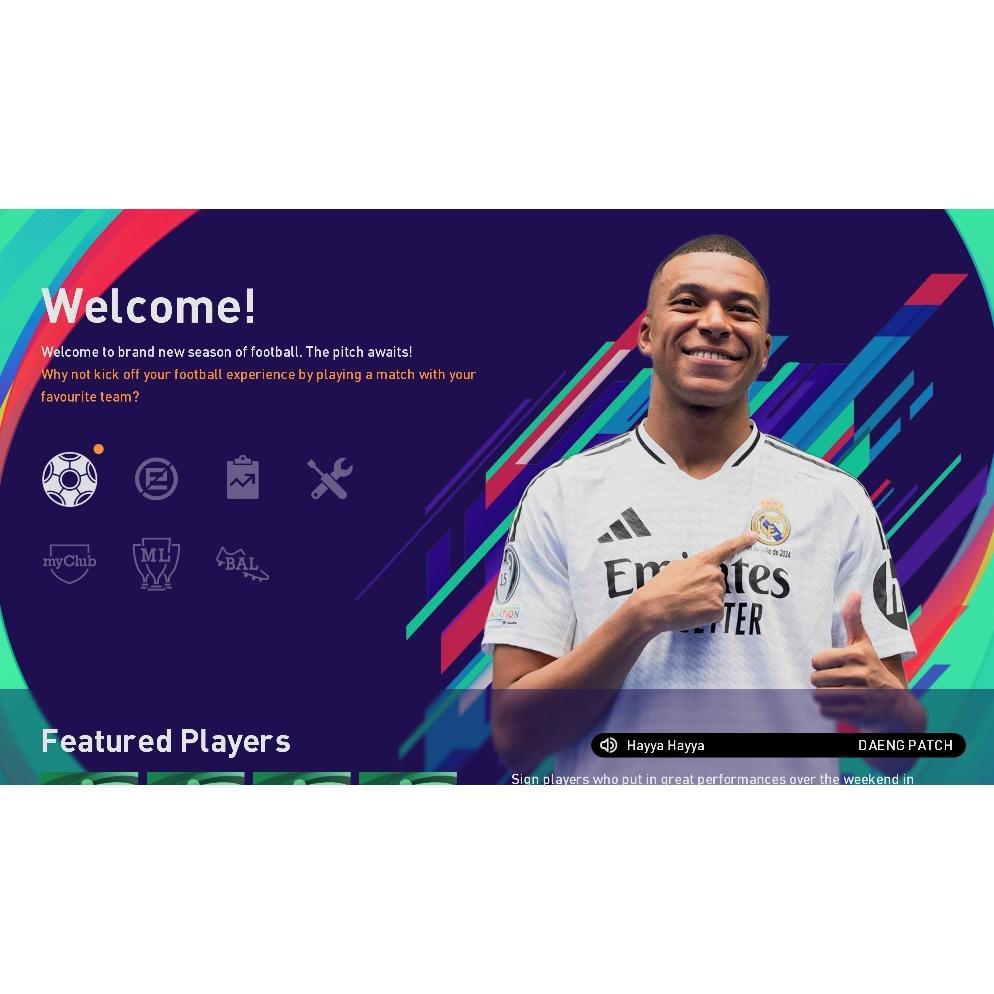 E FOOTBALL PES 2025 DAENG PATCH SUMMER EDITION FINAL UPDATE TRANSFER SEPTEMBER PS4 HEN via Flashdisk