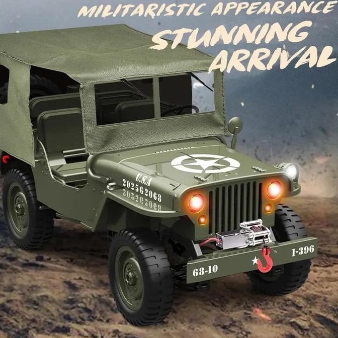 JJRC C8815 JEEP WILLYS military rc car crawler off-road full propo RTR Remote Control Toys