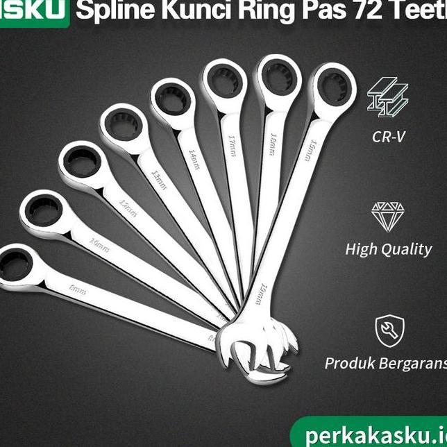 Kunci Ring Pas Rachet Isku Combination Rachet Ring Pas Ratchet