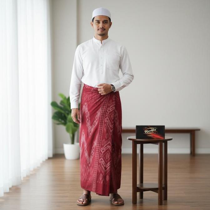 Sarung Rodjo Exlusive Warna Sarung Pria Tenun Traditional Premium Sarung Halus Sholat Nyaman Muslim 