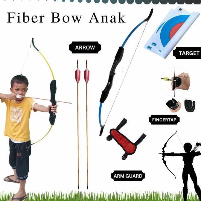 Busur Panah Fiber Untuk Anak SD