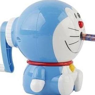 Pena- Serutan Doraemon - Rautan Meja Putar Pensil Karakter Doraemon