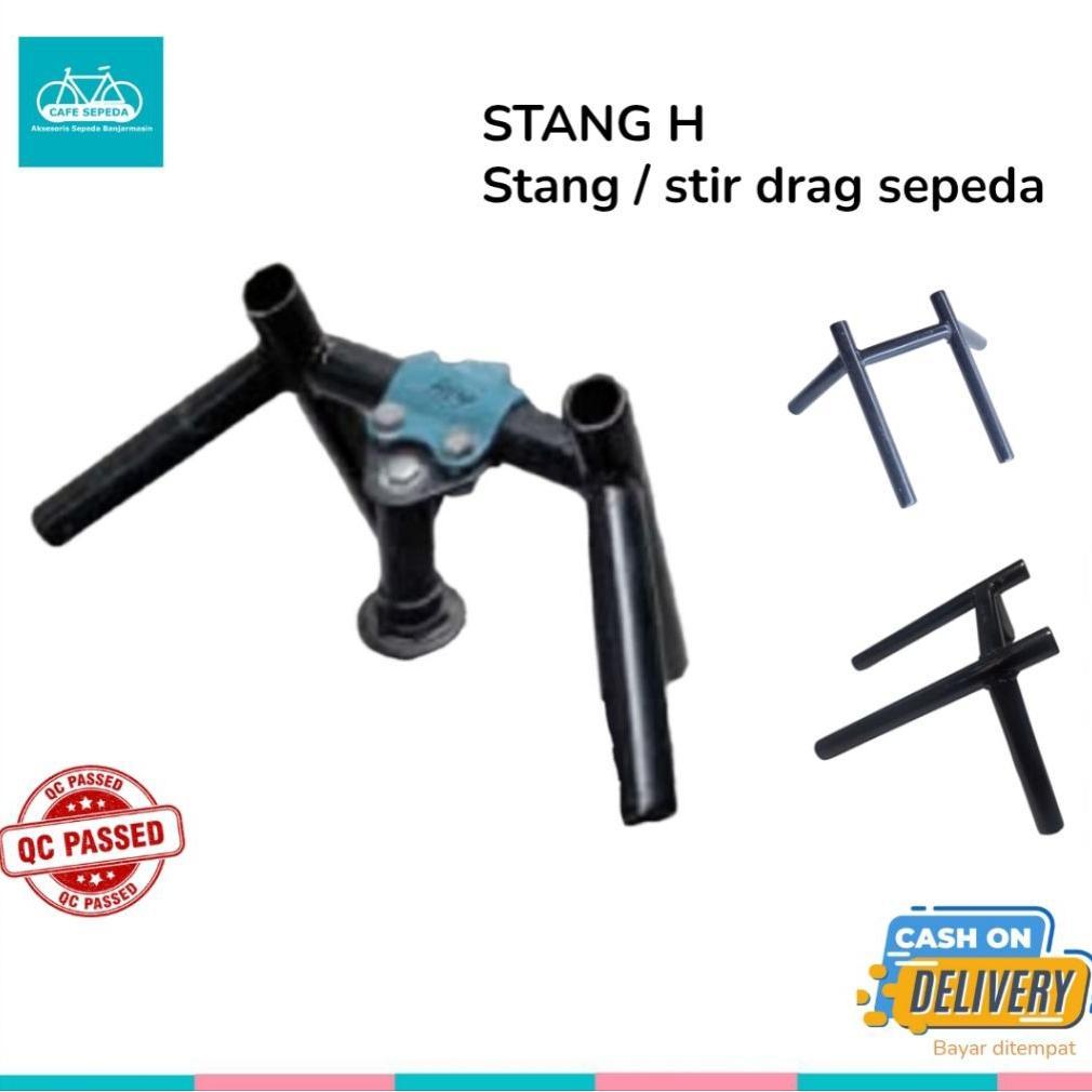 STANG H STIR DRAG RACING SEPEDA ANAK BMX MTB