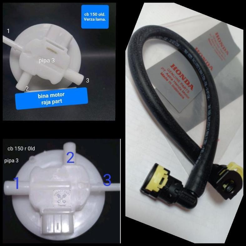 cangkang fuel pump dan selang bensin cb 150 r old verza old cangkang rumah rotak fuel pump cb old ve
