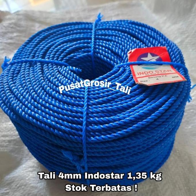 Rek- Tali 4Mm / Tali Tambang 4Mm Pe 1 Rol