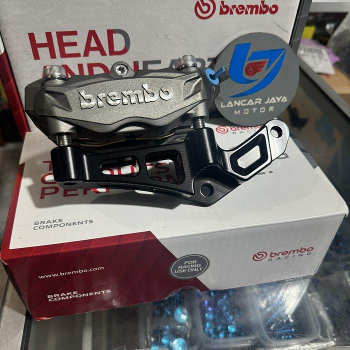 Kaliper Brembo M432 + Breket Depan Untuk Disc 300Mm Xmax Original Dan Terpercaya