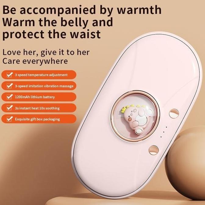 Dr.Spock WW01 Sabuk Pijat Penghangat Menstruasi Penghangat Perut Pereda Nyeri Haid Bantal Pemanas El