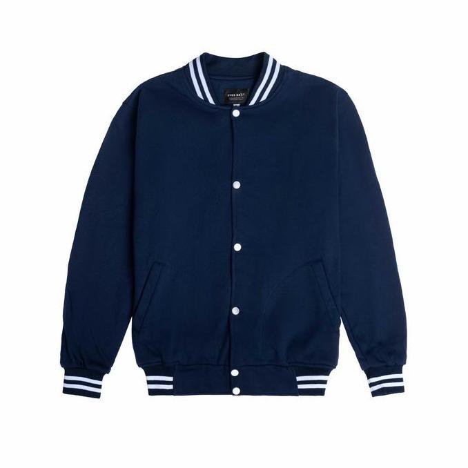 Kell- Evernext - Jaket Varsity Nita Dallas Jaket Cewek Baseball Jaket Fleece Jaket Casual