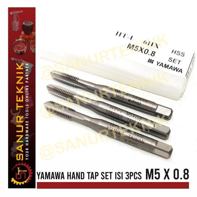 YAMAWA Hand Tap M5 x 0.8 / M5 x 0,8 / M5x0.8 / M 5 x 0.8 NON CABANG