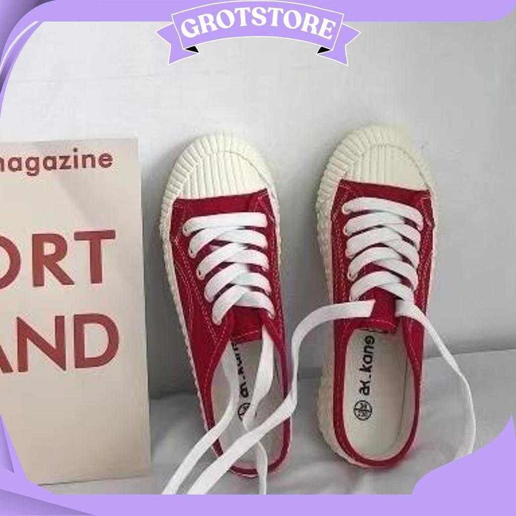 NS8037 Sepatu Kanvas Wanita Sepatu Sneakers Wanita Fashion Sepatu Casual Wanita STI Termurah