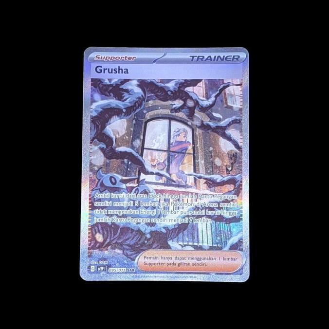 KARTU POKEMON TCG INDONESIA GRUSHA TRAINER SAR RG99