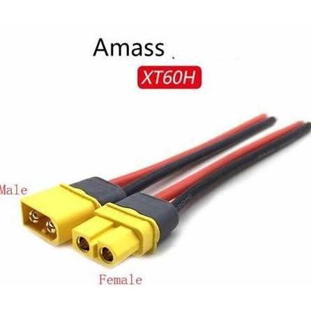 15Cm Kabel Konektor XT60H XT60 dg kabel silicone 12AWG Male Female Alqshop