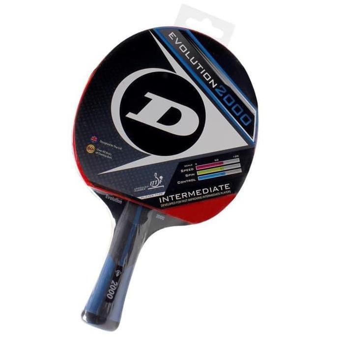 NEW BAT BED TENIS MEJA DUNLOP EVOLUTION 2000 ORIGINAL PROMO