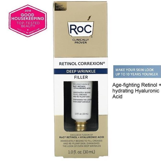 RoC Retinol Correxion Deep Wrinkle Facial Filler with Hyaluronic Acid ___maxie Oasis