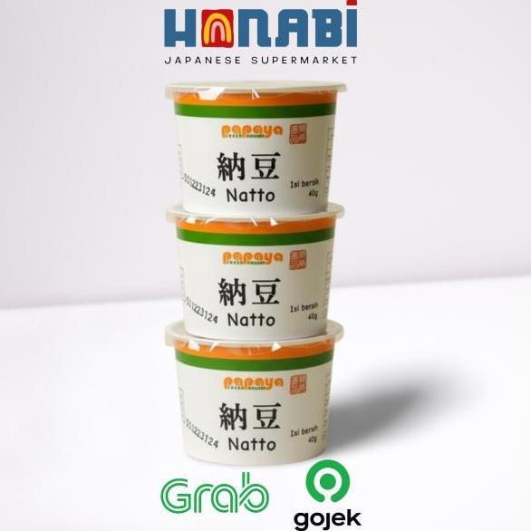 Kaihatsu Shohin Natto Cup 3 Pcs (120 Gr) - Fermented Soybean Makanan Sehat Khas Jepang
