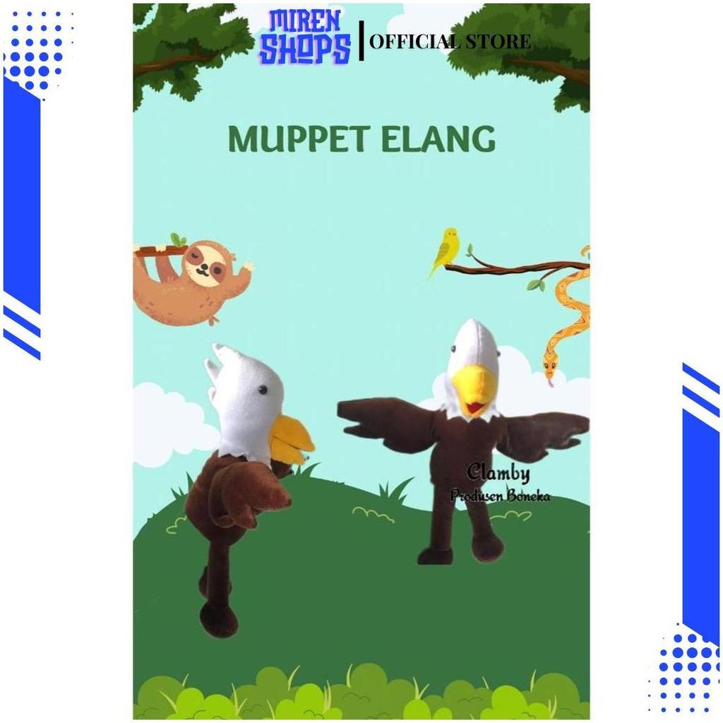 Boneka Monyet Mainan Edukasi Anak/ Hand Puppet Boneka Tangan Monyet Lucu/ Boneka Dongeng CI Terbaru
