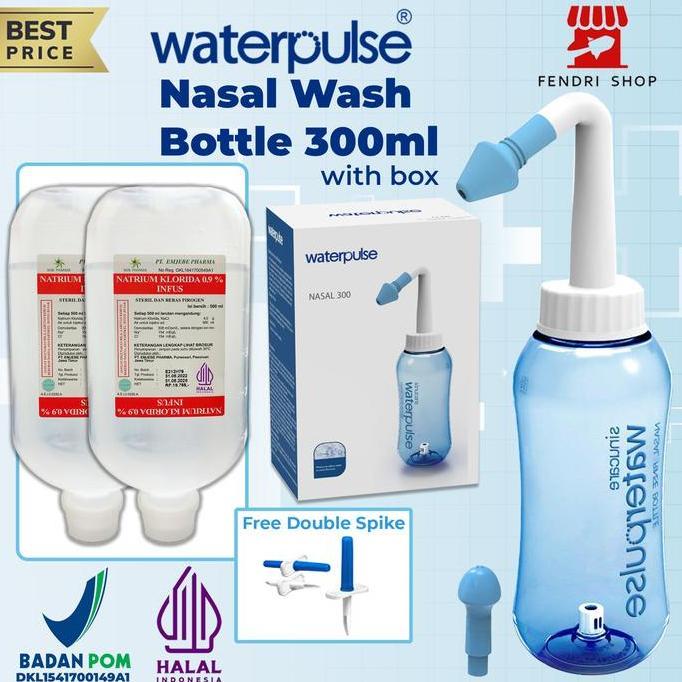 Bebasaja- Paket Lengkap Cuci Hidung 2 Nacl , Gratis Double Spike