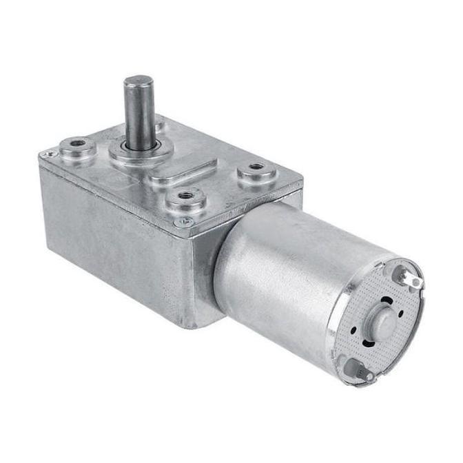 Motor Dc Gearbox Gear Box 12V 90Rpm 90 Rpm Turbo Worm Gear Metal