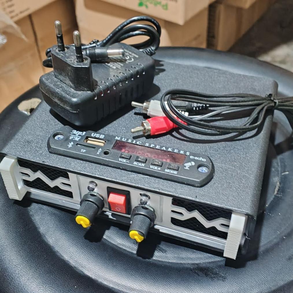 AMPLI MINI DC 12 VOLT STEREO 2CHANEL SUDAH BLUETOOTH SUARA BASS JERNIH , POWER AMPLIFIER MINI DC 12 