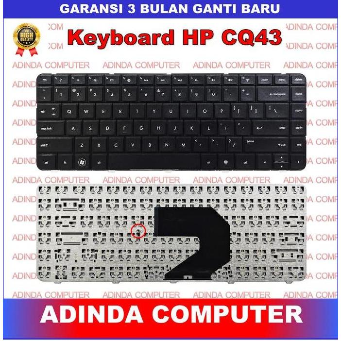 DF92 - KEYBOARD LAPTOP HP CQ43 CQ43 CQ43-100 CQ57