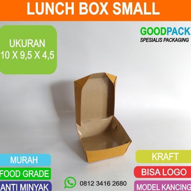 PREMIUM / Paper Lunch Box S / Wadah Makanan