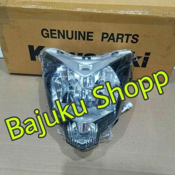 Headlamp reflektor assy ninja 250 mono z250sl z250 sl z 250sl original kawasaki