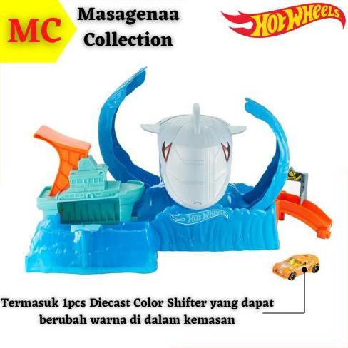 Lintasan Jalanan Arena Hot Wheels Hotwheels Hotwheel Track Hiu Shark