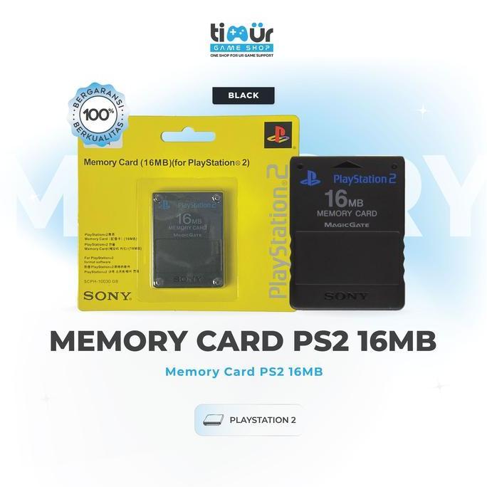 DF331 >> SONY Memory Card MC PS2 16MB Original Premium