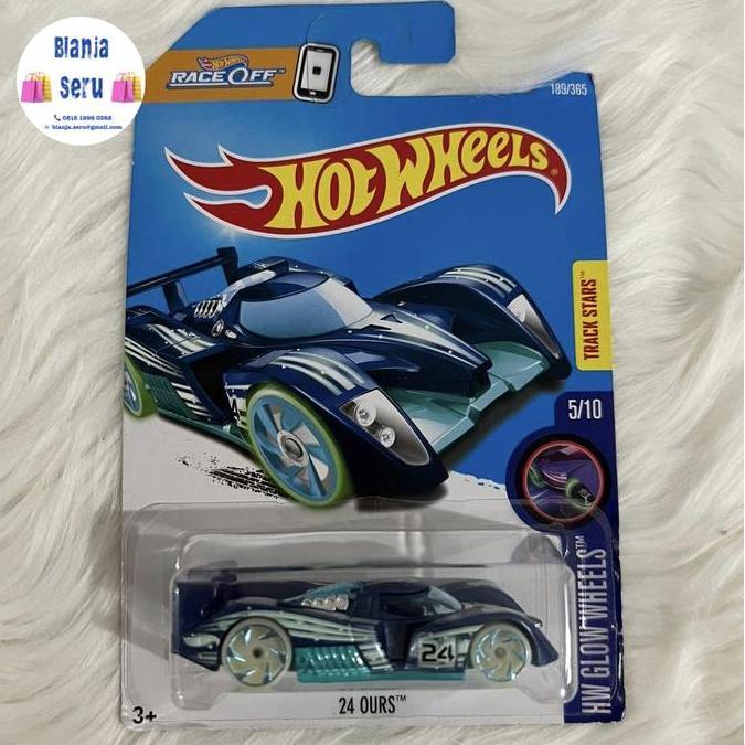 Hot Wheels Glow Wheels - 24 Ours Ready Stock - RARE ITEM