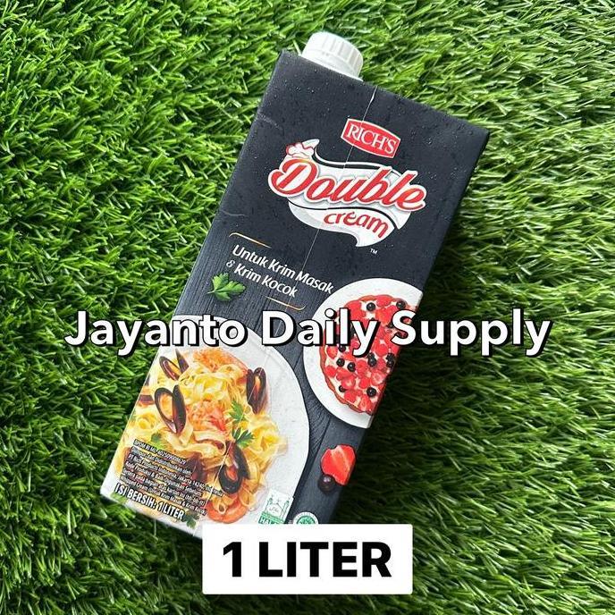 RICH'S DOUBLE CREAM 1L / COOKING CREAM & WHIPPING CREAM RICHS - 100% HALAL