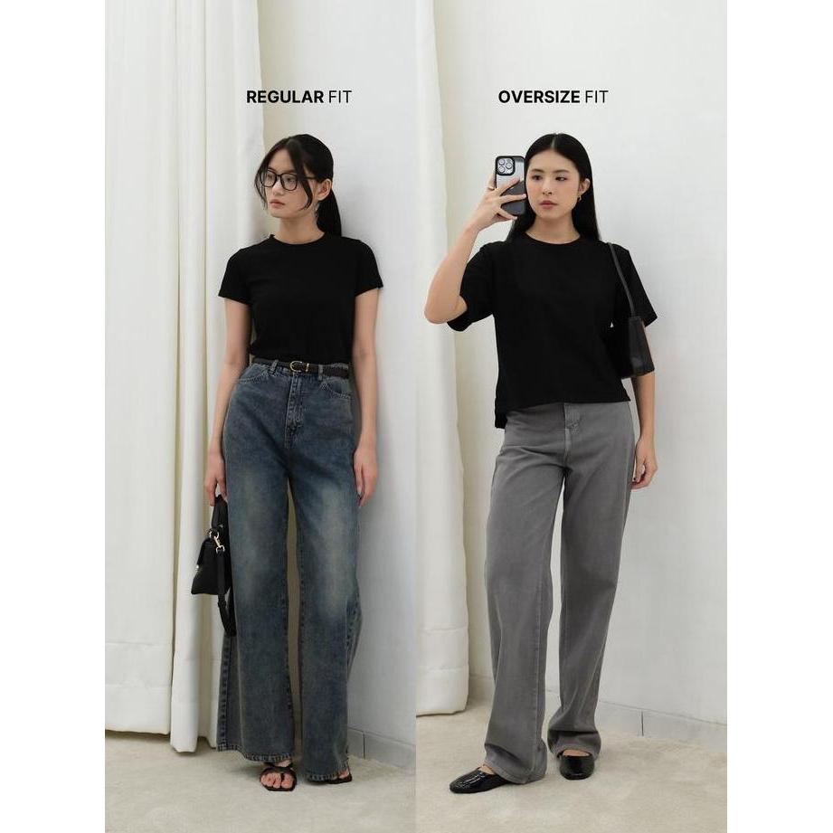 Kaos Basic Wanita | Everyday T-Shirt | HULM AS