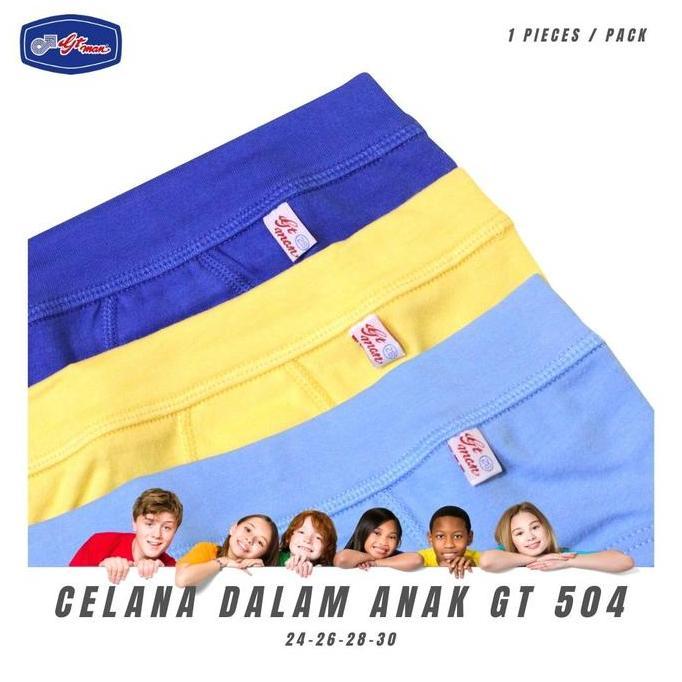 Kids- Gtman Celana Dalam Anak Laki-Laki 504 Isi-1 Putih/Rna