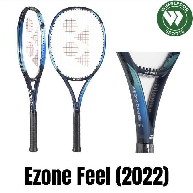 Promo Raket Tenis Yonex EZONE FEEL 2022 / Raket YONEX EZONE Feel Sky Blue Diskon