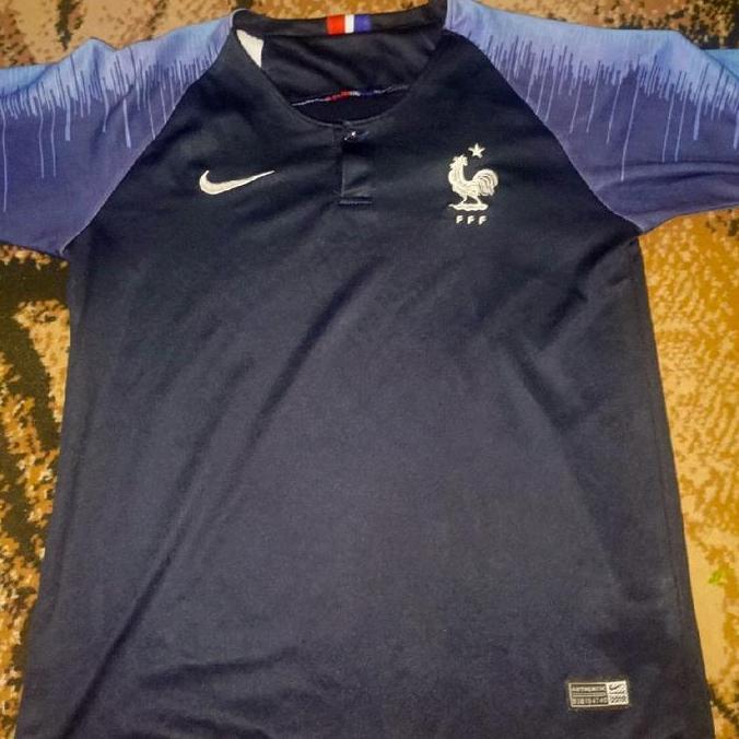 Jersey prancis home world cup 2018