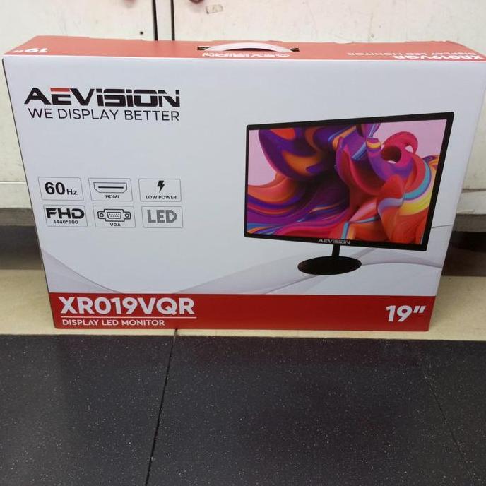 PROMO Monitor Komputer LED 19 inch HD SPC atau Aevision, Garansi Resmi