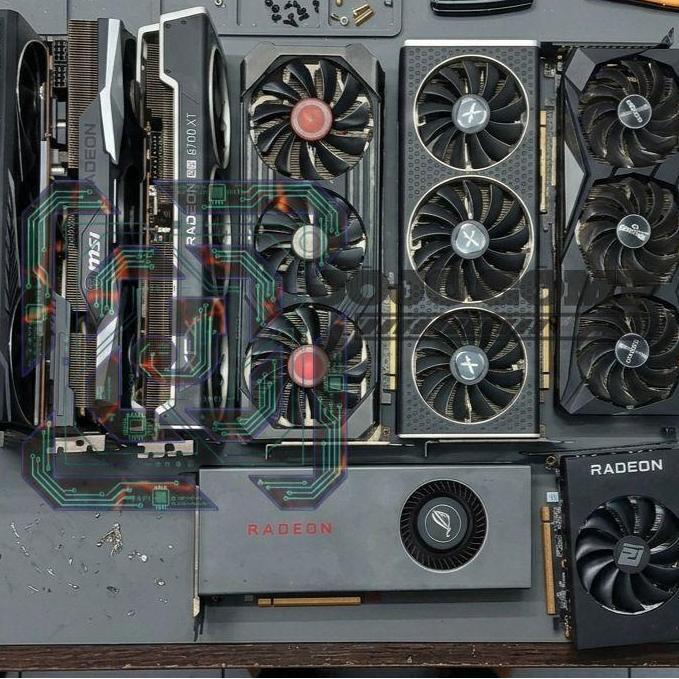 PROMO Service vga/graphic card matot no display artefak RADEON