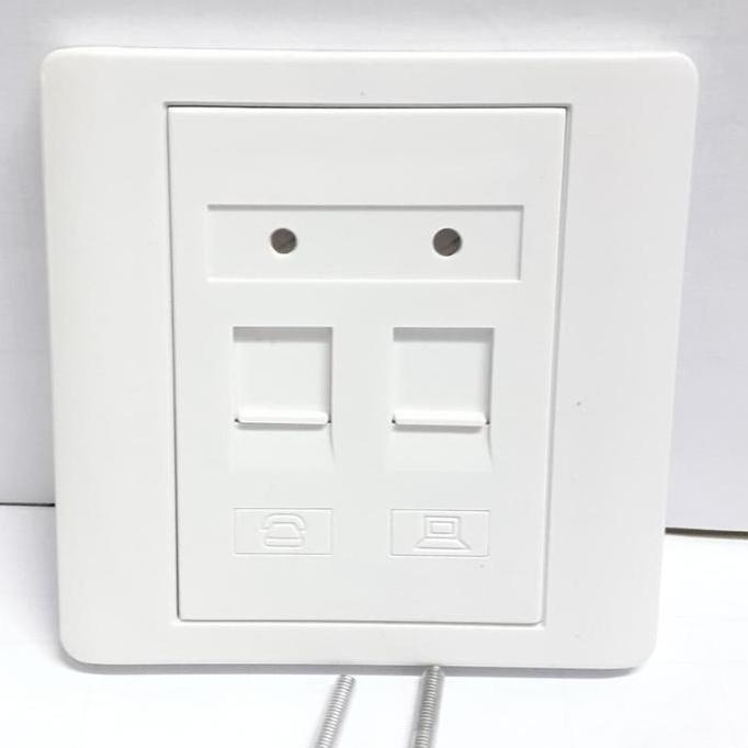 TAKLISHUU Face Plate RJ 45 2 Holl outlet
