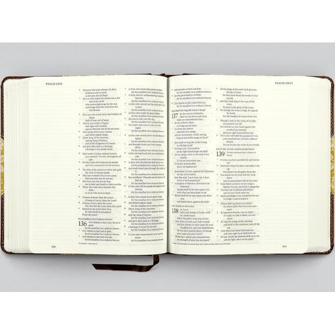 ESV Journaling Bible, Cloth Over Board, Antique Floral Design, Hardcover | Holy Bible
