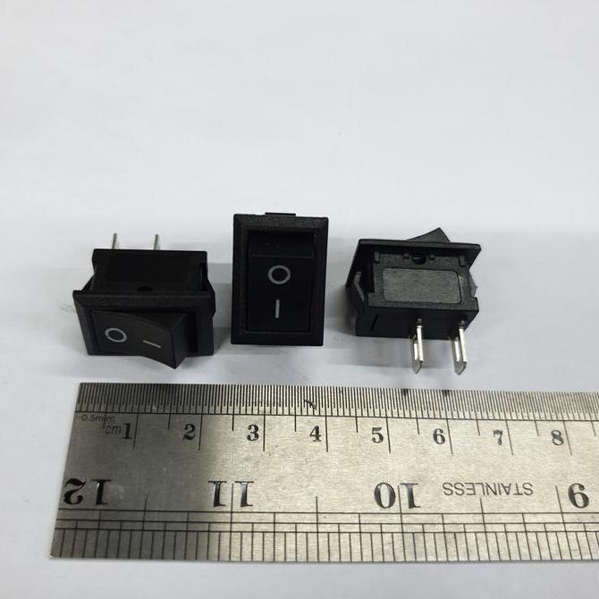 POLA SAKLAR ON OFF 2PIN TANPA LAMPU SWIT ON OFF 2PIN