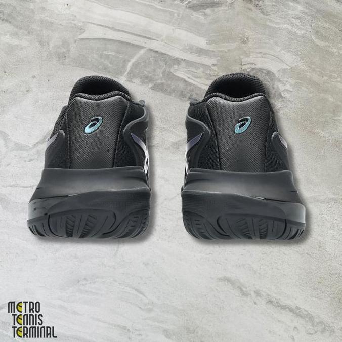 Promo Asics Gel Resolution X Night Energy Women Black / Prism Blue ( Sepatu Tenis Wanita Asics ) Dis