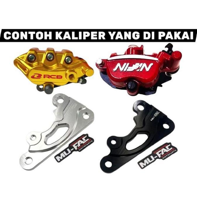 BREKET KALIPER RCB S1 SAMURAI MIO J MIO M3 MIO SOUL GT DISC 220MM 260MM BREKET DISC 220MM 260MM MIO 