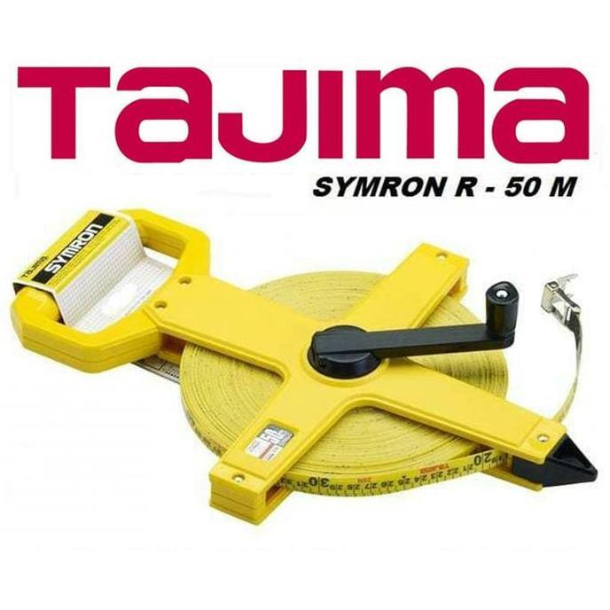 NEW Meteran Tajima 50 Meter SYMRON-R - Fiberglass