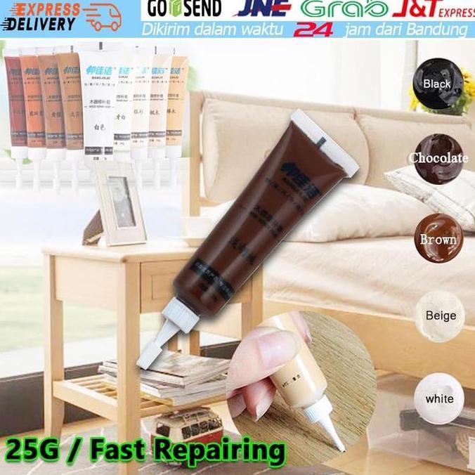 PACHAM Mebel Refinishing Kayu Pintu Perbaikan Lantai Cream Cat Kayu Lubang