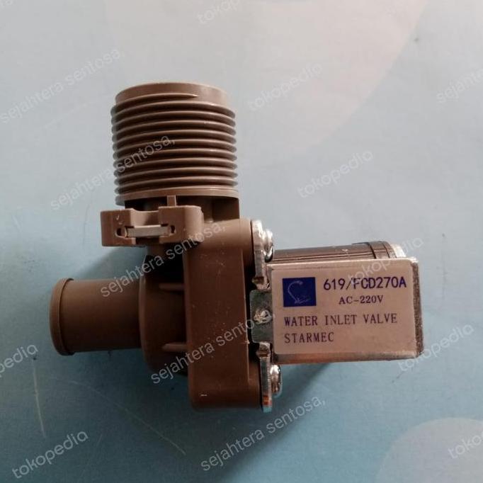 Selenoid Mesin Cuci Sharp/Water Inlet Valve Mesin Cuci Sharp Terbaru