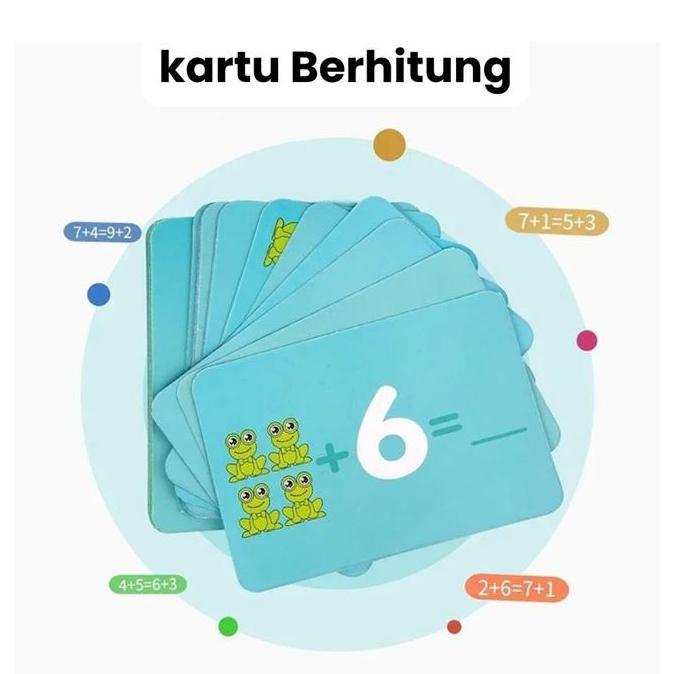 MK335 Mainan Edukasi Anak 3+ Timbangan Angka Belajar Matematika Interaktif Anak Toys Permainan Plast