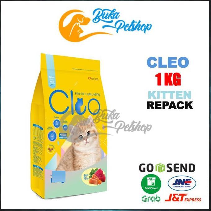 Gato - Cleo Kitten 1Kg Repack Makanan Kucing Cleo