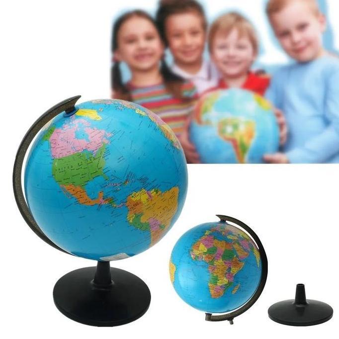Globe Bola Dunia Besar Diameter 14cm Dan Kecil Diameter 10,6cm / Atlas Bola Dunia