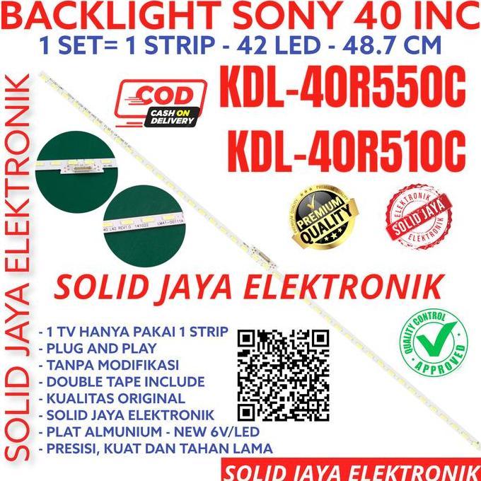 BACKLIGHT TV LED SONY 40 IN KDL 40R550 40R510 40R550C 40R510C LAMPU BL RESTOCK